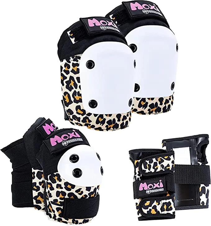 187 Killer Pads 6-Pack Junior Pad Set Combo - Moxi Leopard