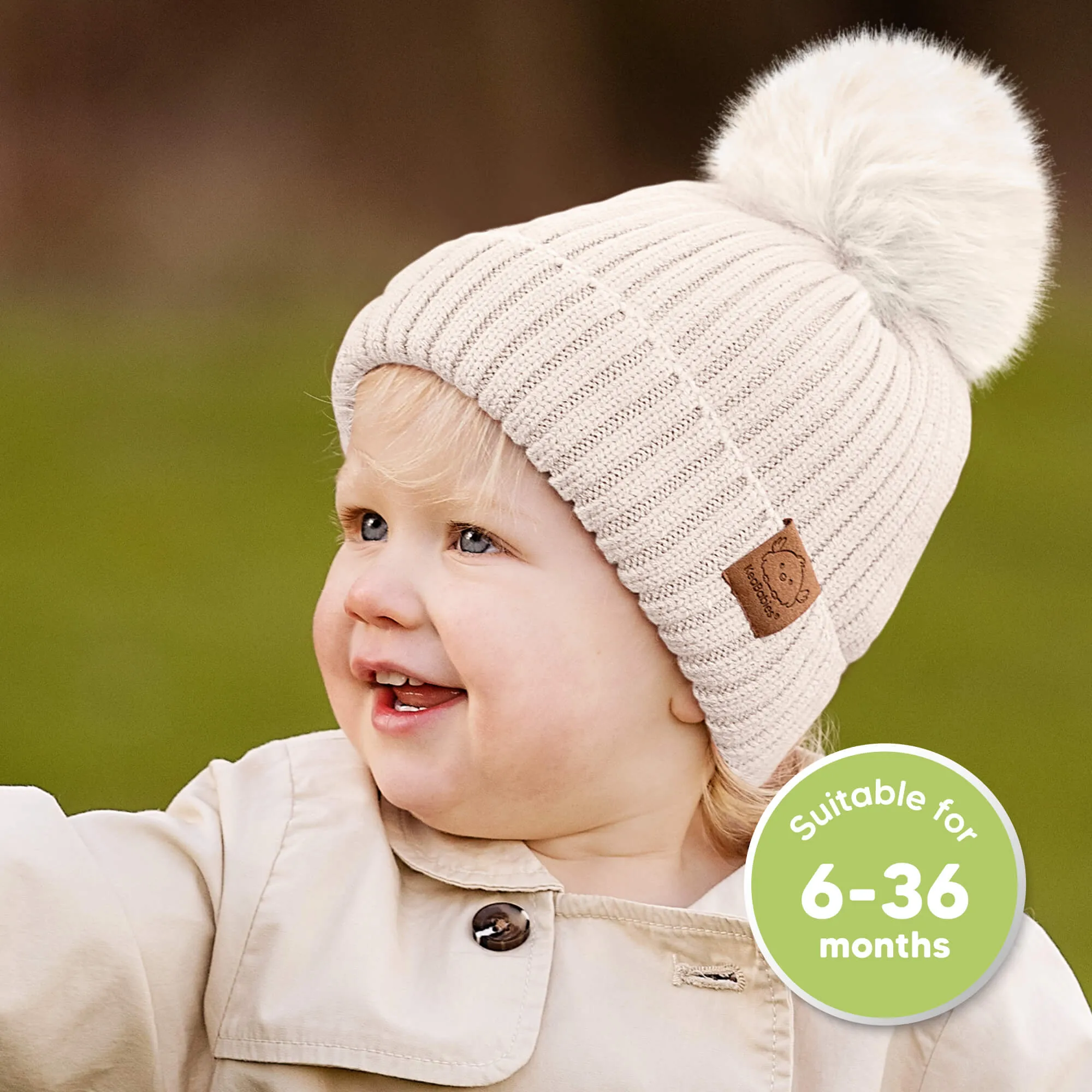 2-Pack Pom Knitted Beanie