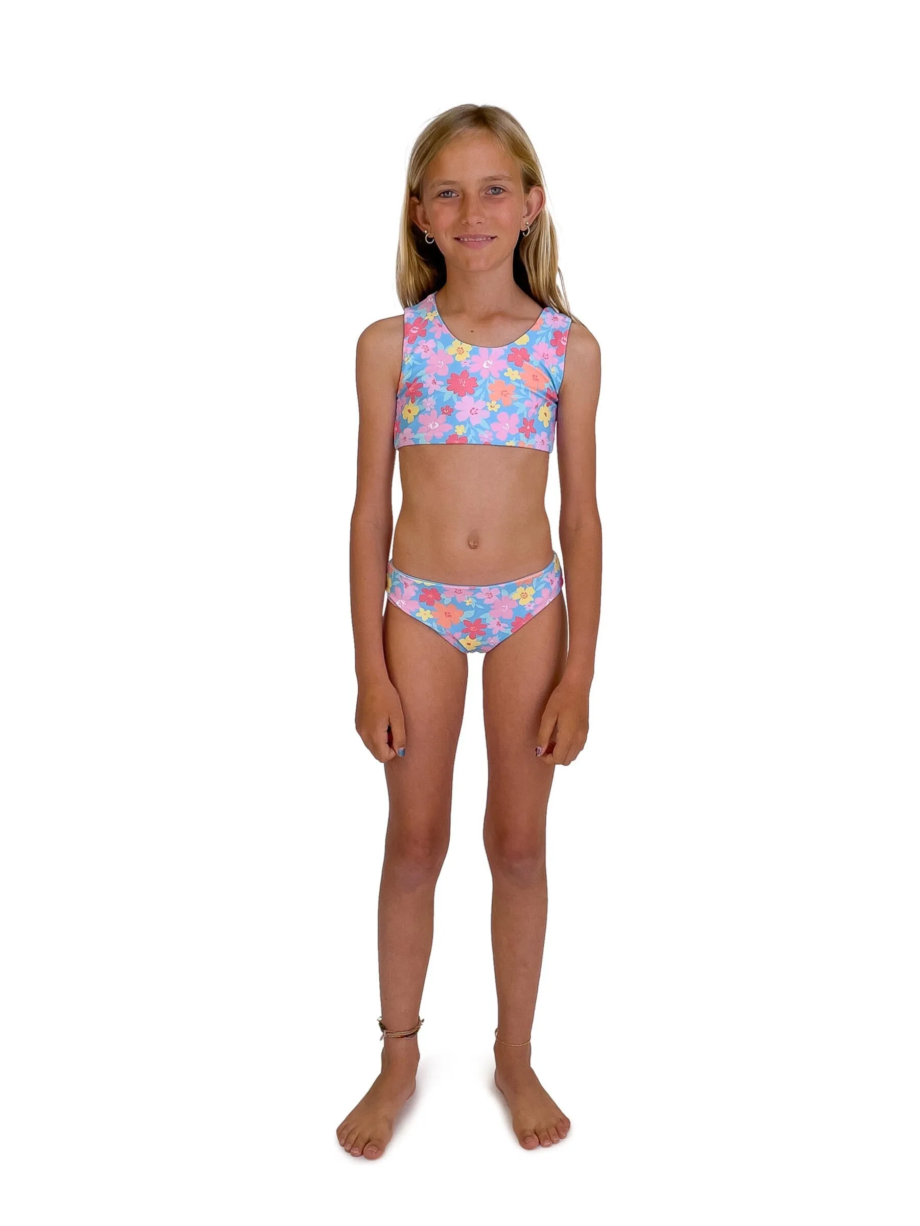 2yrs REVERSIBLE Summer Sun Bikini in Blue Grotto