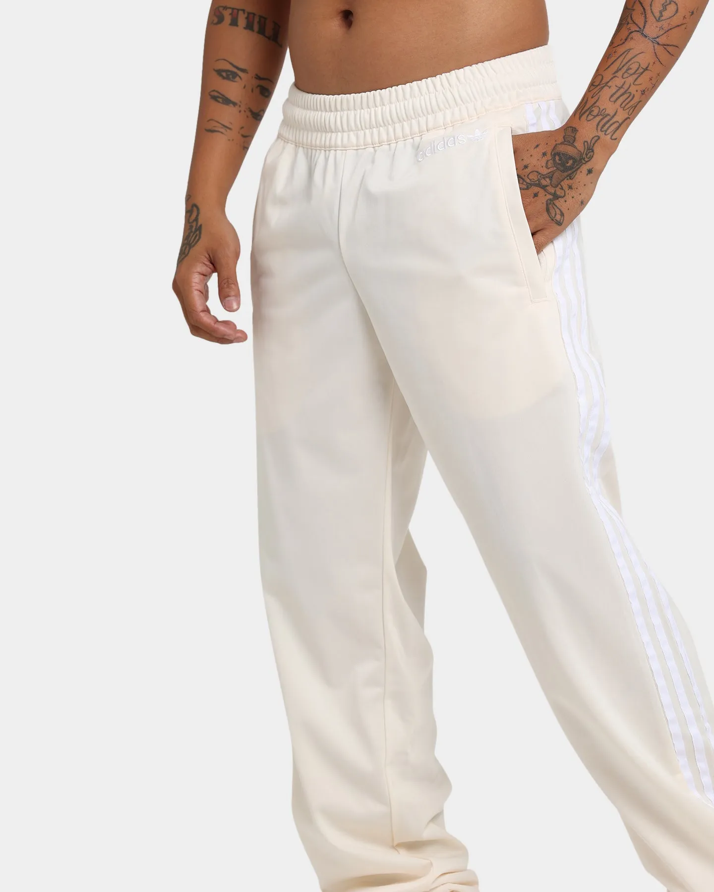 Adidas Straight Track Pants Wonder White