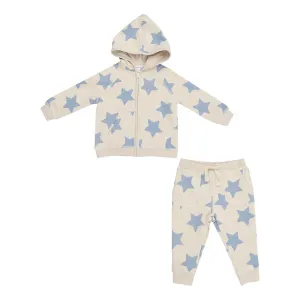 Angel Dear Hoodie and Jogger Set Sketchy Stars