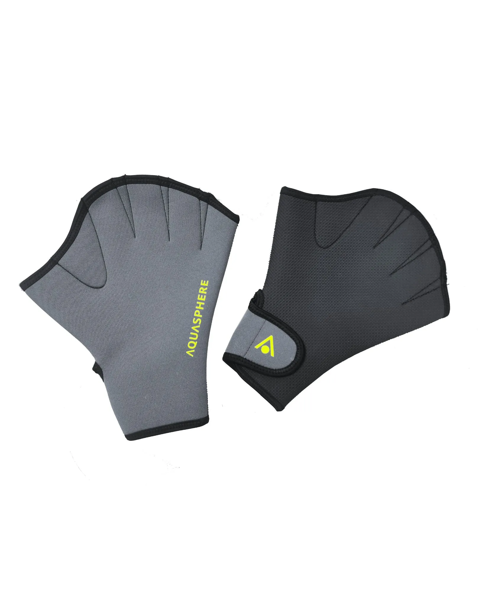 Aqua Fitness Swim Gloves - Grey/Black