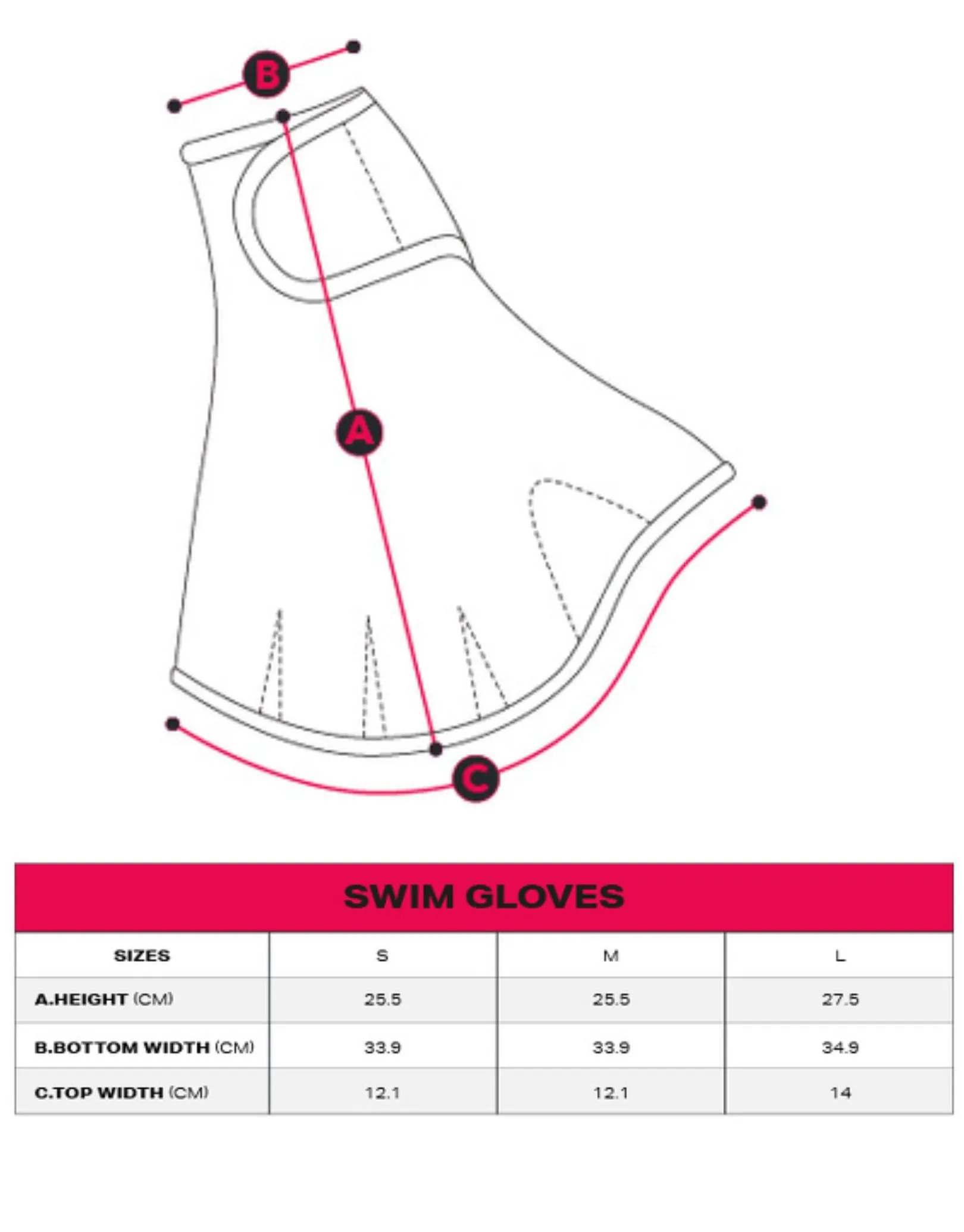 Aqua Fitness Swim Gloves - Grey/Black