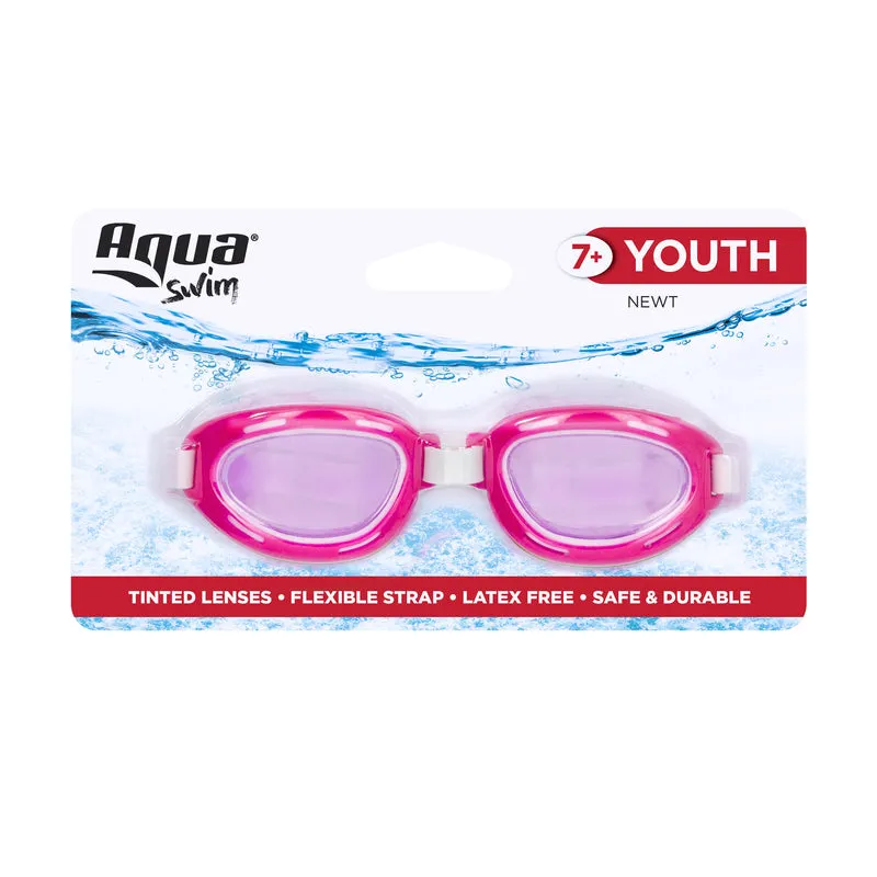 Aqua Swim Assorted Silicone Swim Goggles