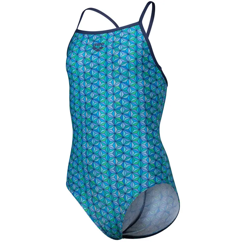 Arena - Starfish Lightdrop Back Girls Swimsuit - Navy/Multi