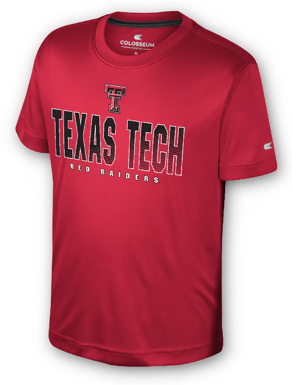 Arena Texas Tech "Hargrove" YOUTH Boys Athletic Fabric T-Shirt