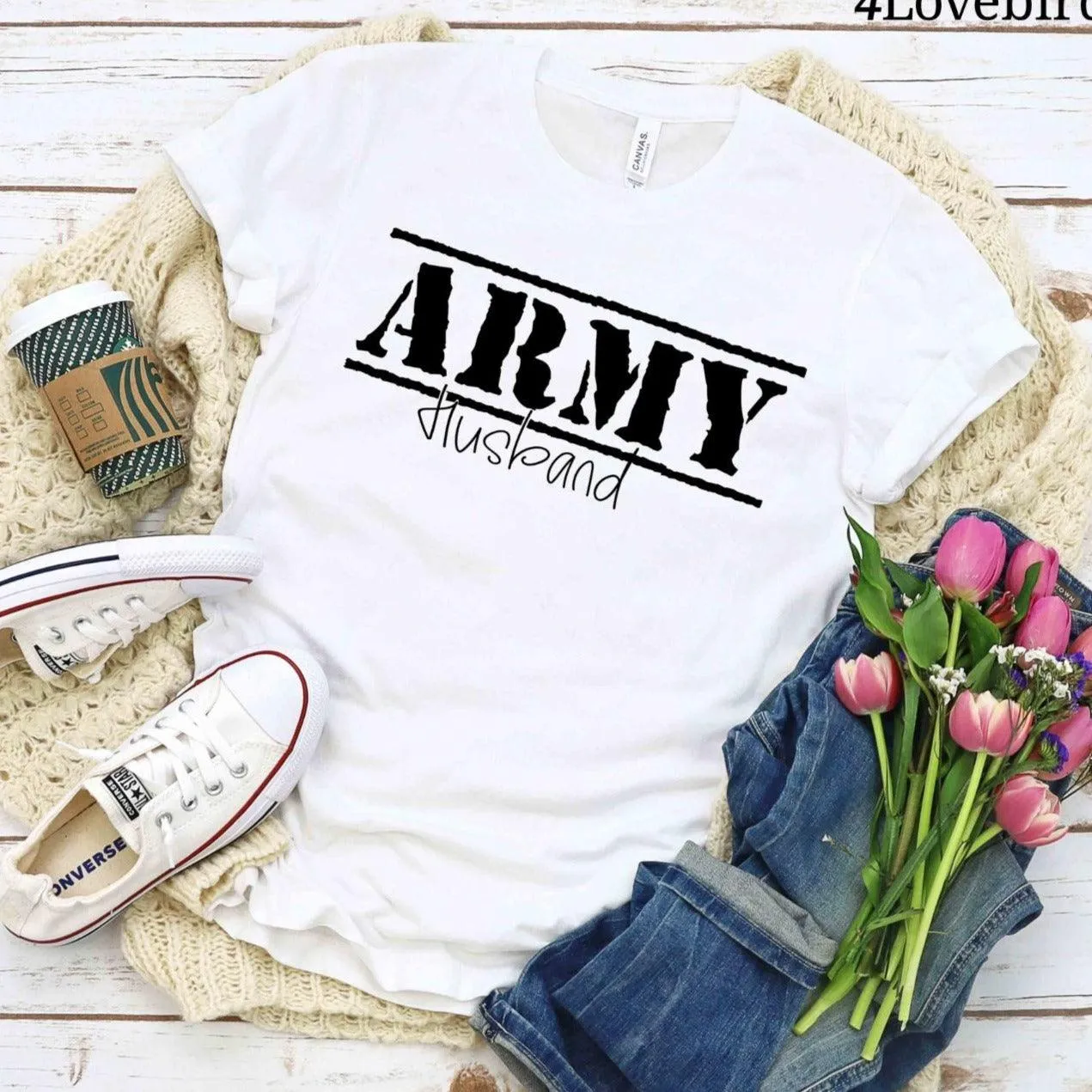 Army Wife & Husband: Patriotic Matching Outfit Sets