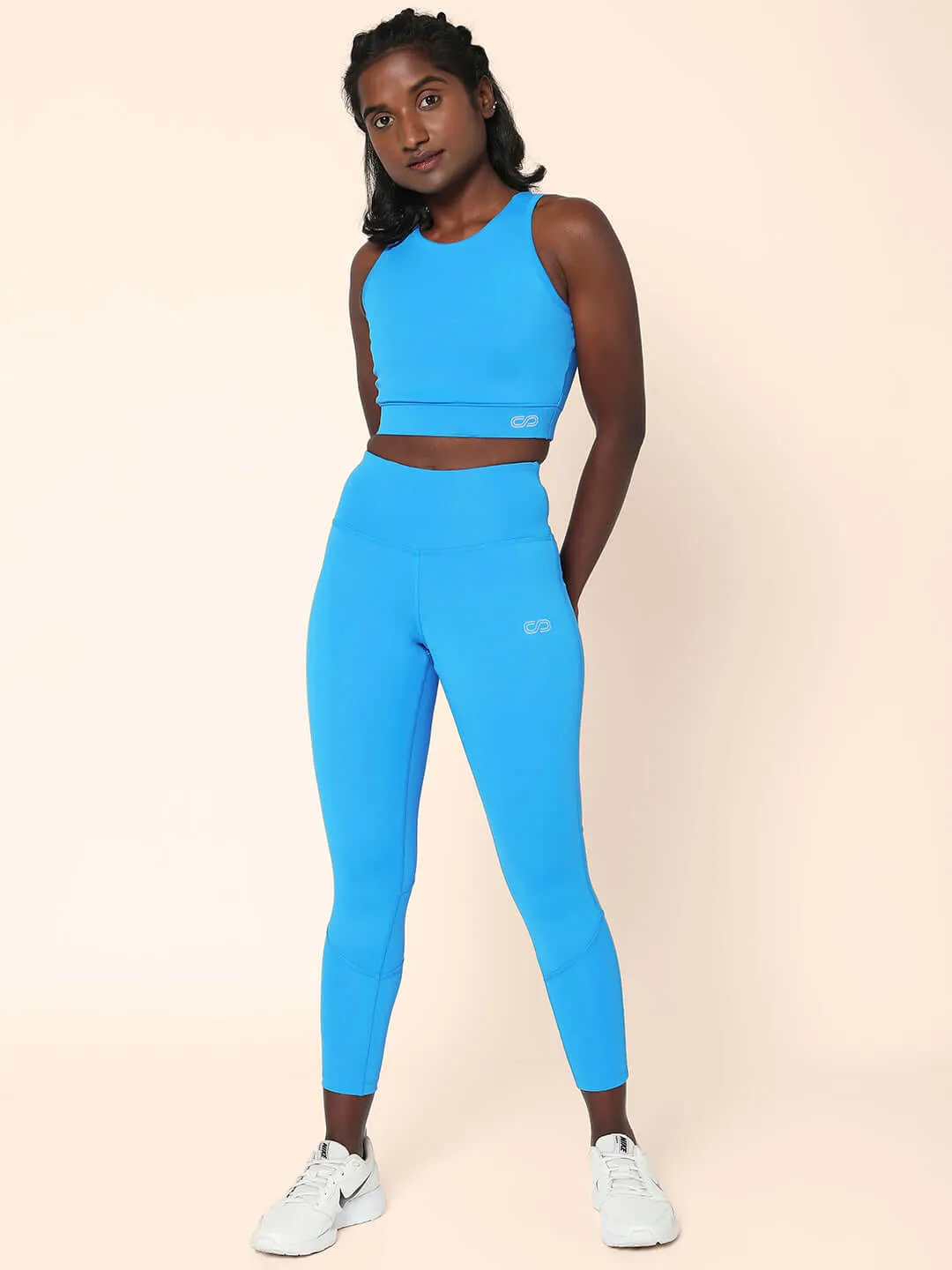 Ath Perform 7/8 High Waist Leggings Electric Blue