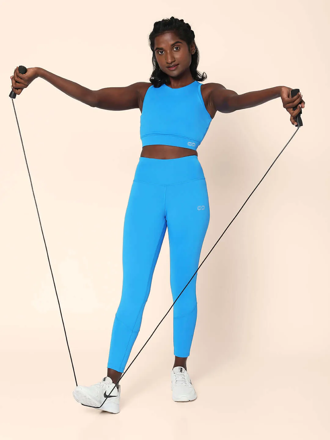 Ath Perform 7/8 High Waist Leggings Electric Blue