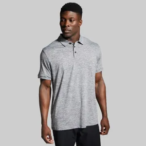 Athleisure Polo (Heather Grey)