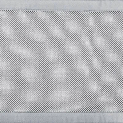 BreathableBaby Breathable Mesh Crib Liner - Classic Collection - Gray