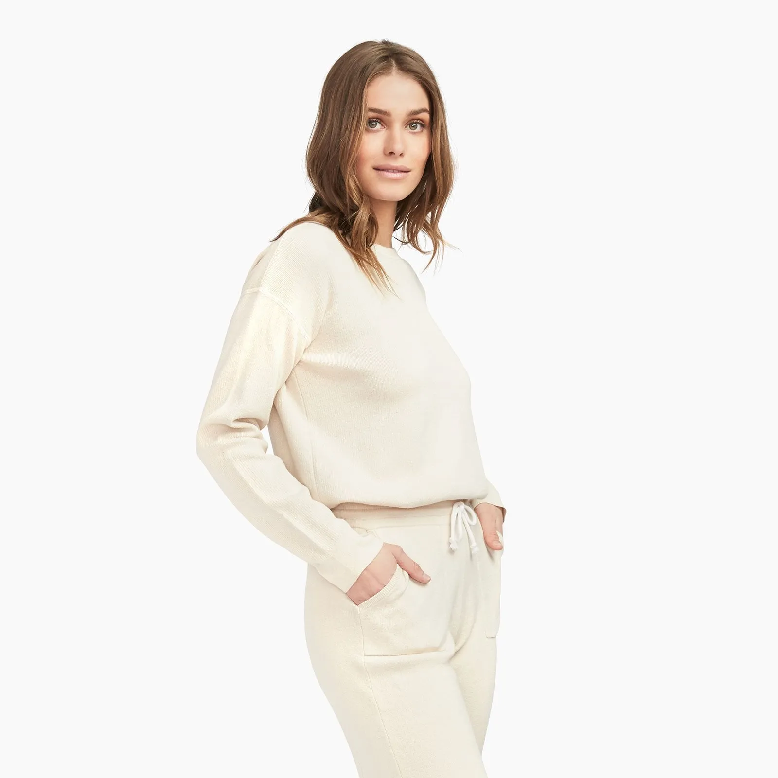 Café Cotton Cashmere Sweatshirt