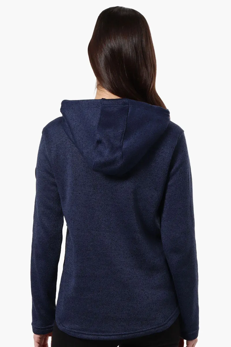 Canada Weather Gear Chest Logo Fleece Hoodie - Navy