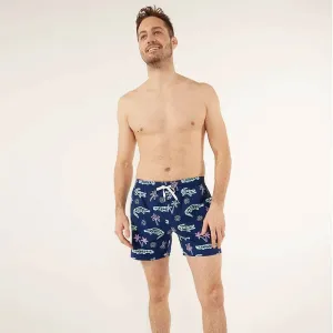 Chubbies 5.5-Inch The Neon Glades Swim Trunks - Navy