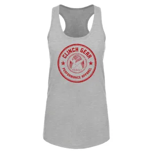 Clinch Gear - Stamp Seal - Racerback Tank - Heather Gray