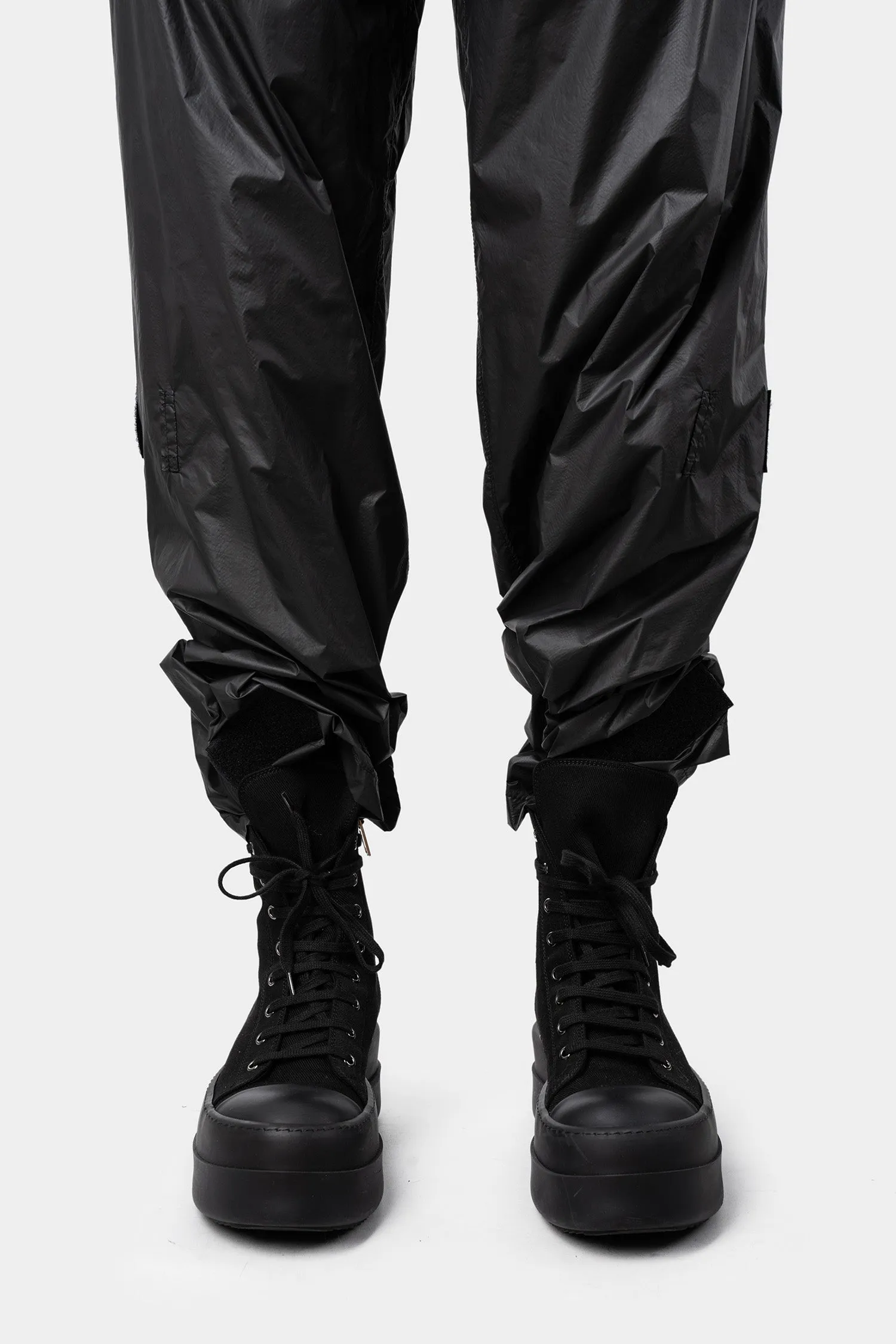 Coated lightweight track pants