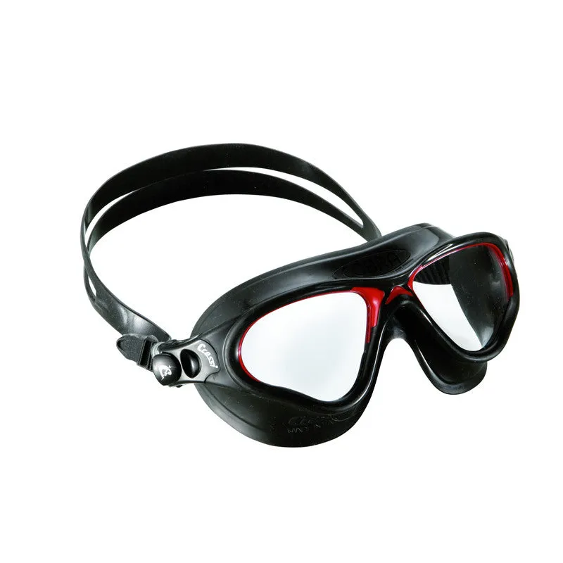 Cressi Cobra Adult Swim Goggles with Curved Lenses and Dura-Flex Frame