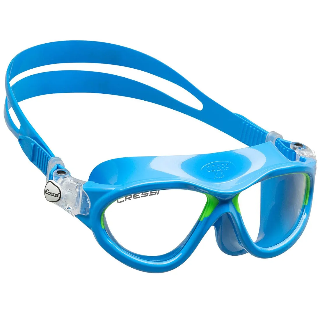 Cressi Swim KIDS Cobra Mask UV Protective Silicone Swimming Goggles