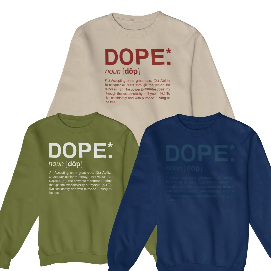 Dope Crewneck Bundle (Olive & Sandstorm)