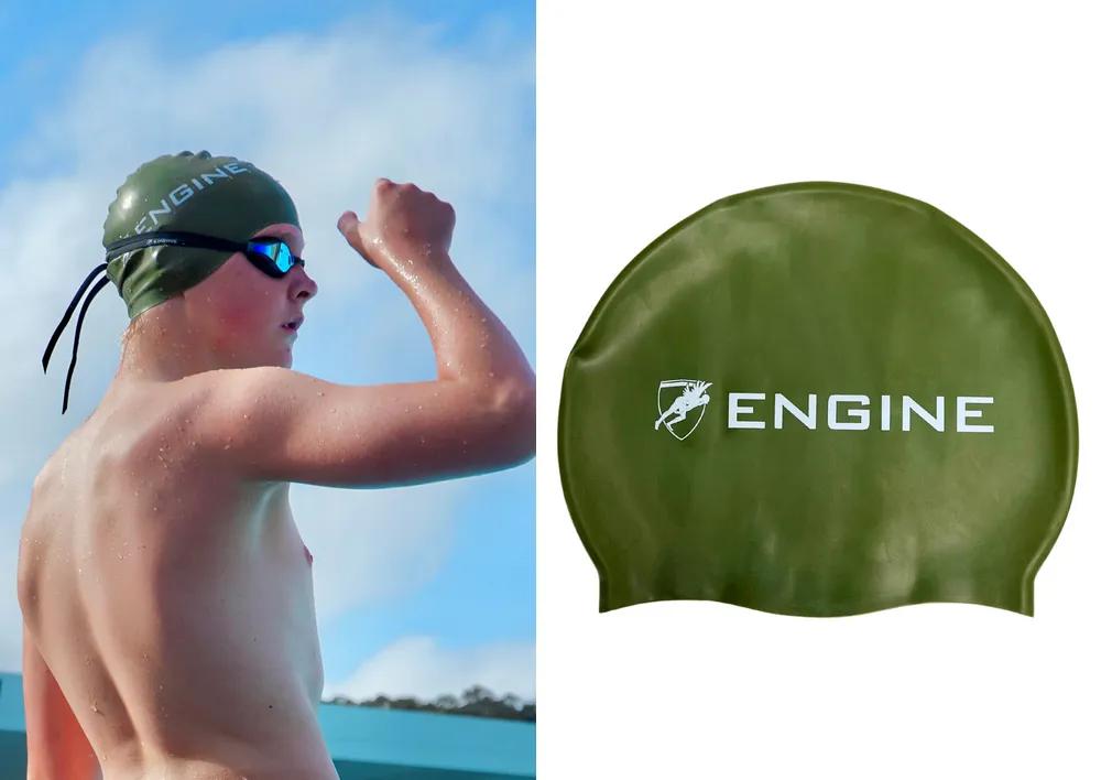 Engine Swim Cap