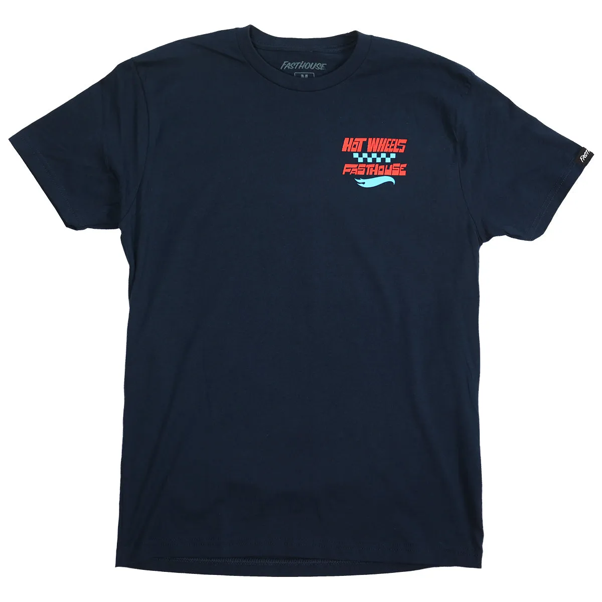 Fasthouse "Hot Wheels Stunt Show" Men's Tee Shirt - Midnight Navy