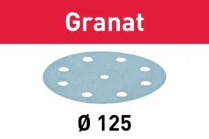 Festool Granat Disc Sandpaper for 125mm (5") Sanders, 10 Pack