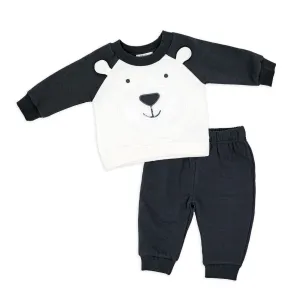 Fleece Shirt and Jogger Set - Bear