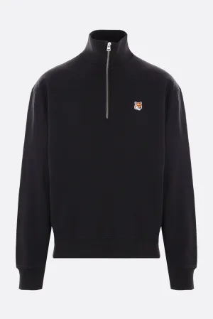 Fox Head Patch Jersey Half-Zip Sweatshirt