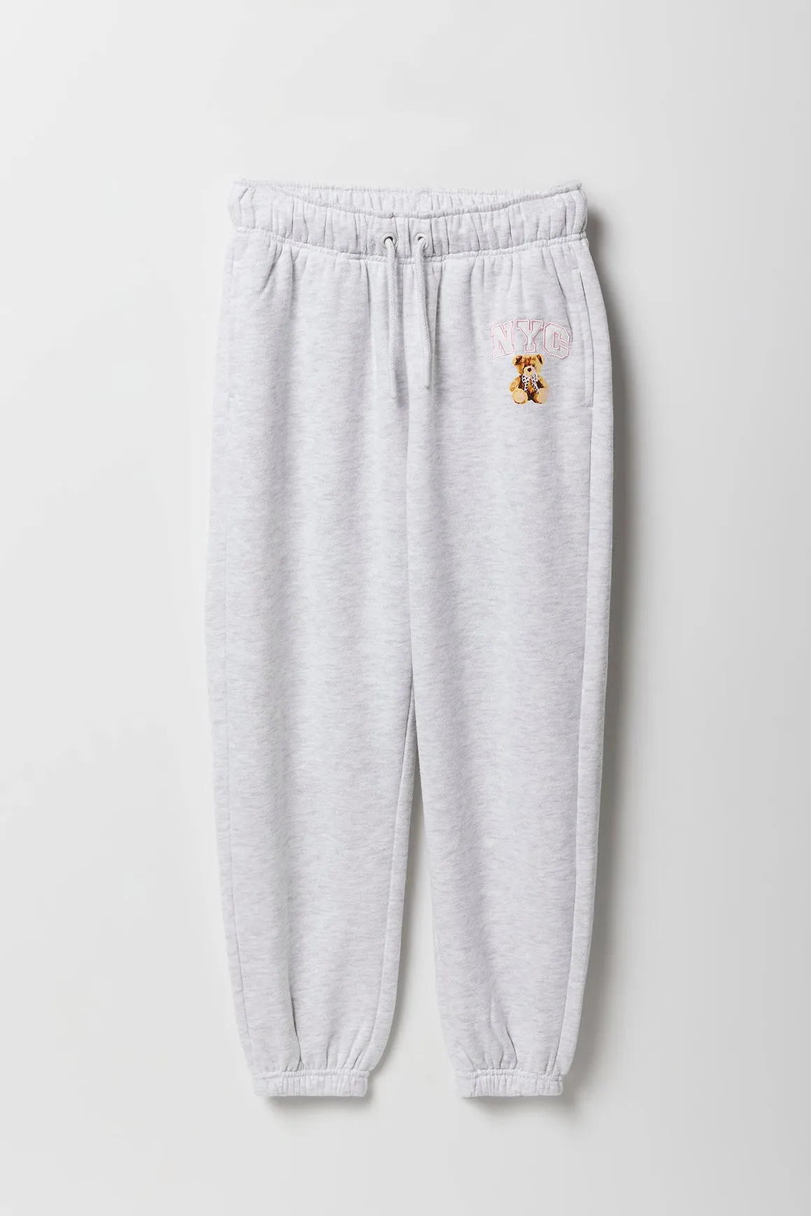 Girls City Graphic Fleece Jogger