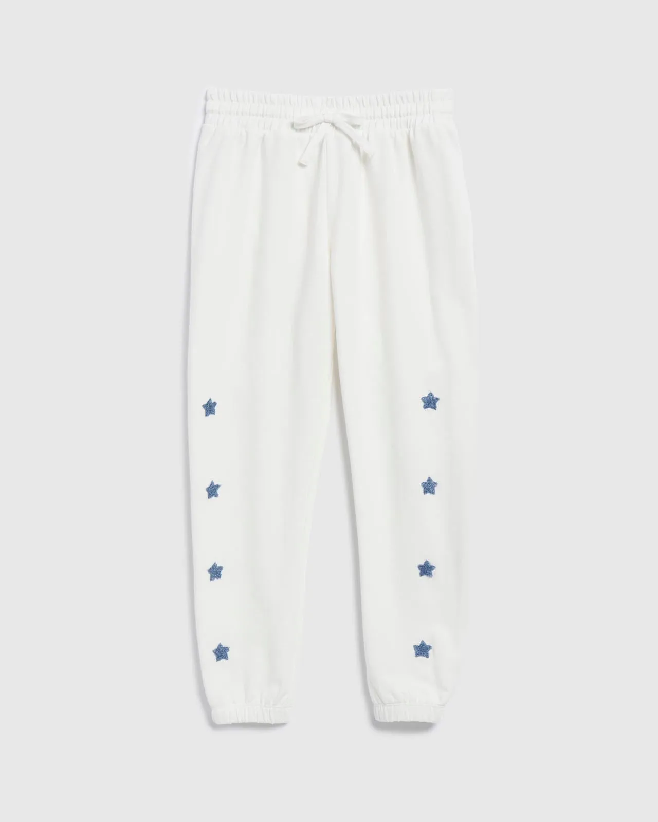 Girls Star Embroidered Jogger