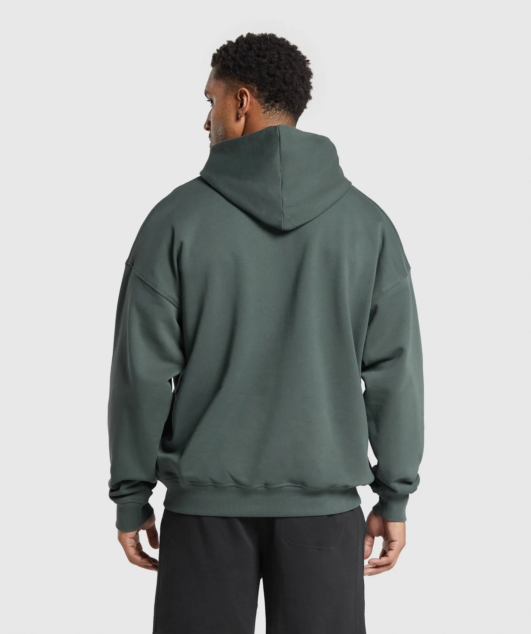 Gymshark Stacked Hoodie - Slate Teal