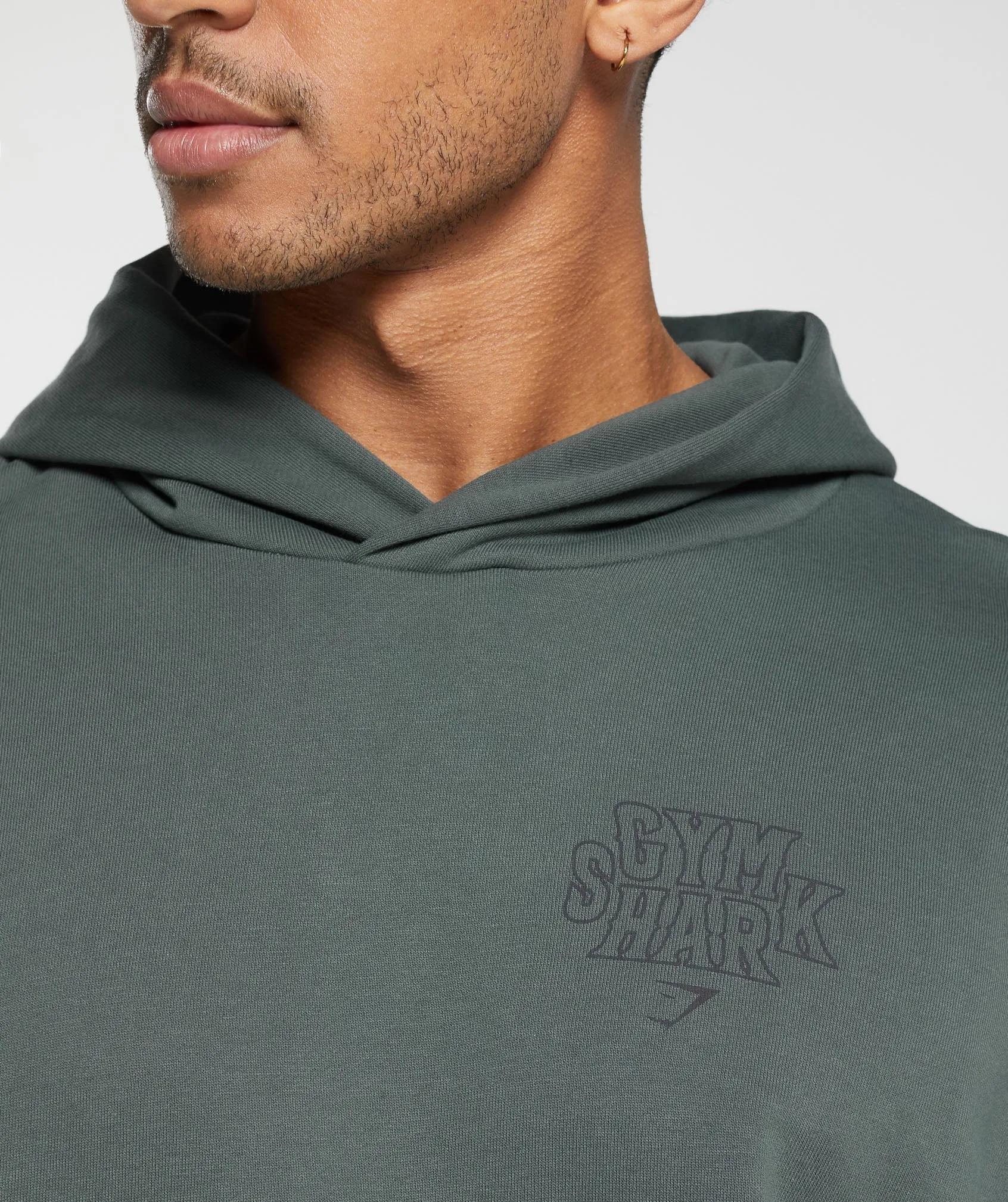 Gymshark Stacked Hoodie - Slate Teal