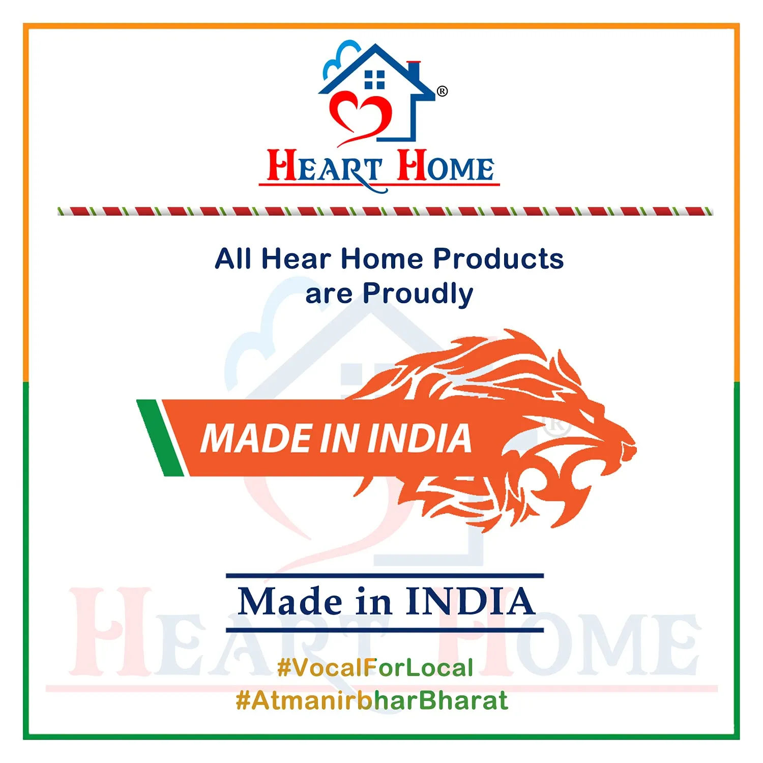 Heart Home Lahariya Printed Non-Woven Rectangular Flodable Cloth Storage Box/Drawer (Blue)-HS43HEARTH26310