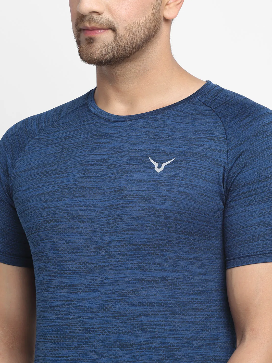 Invincible Men’s Fitness Jacquard Tee