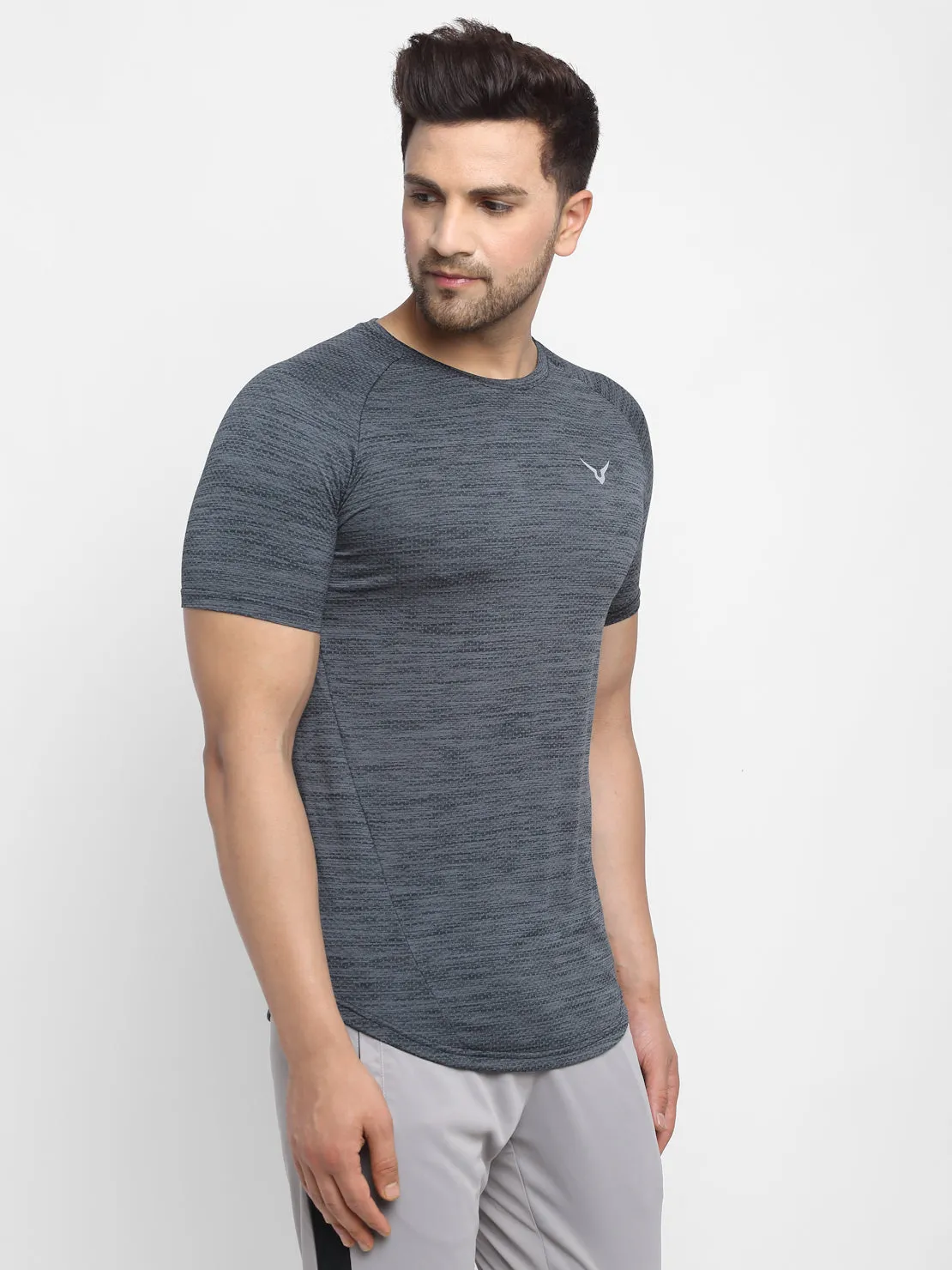 Invincible Men’s Fitness Jacquard Tee