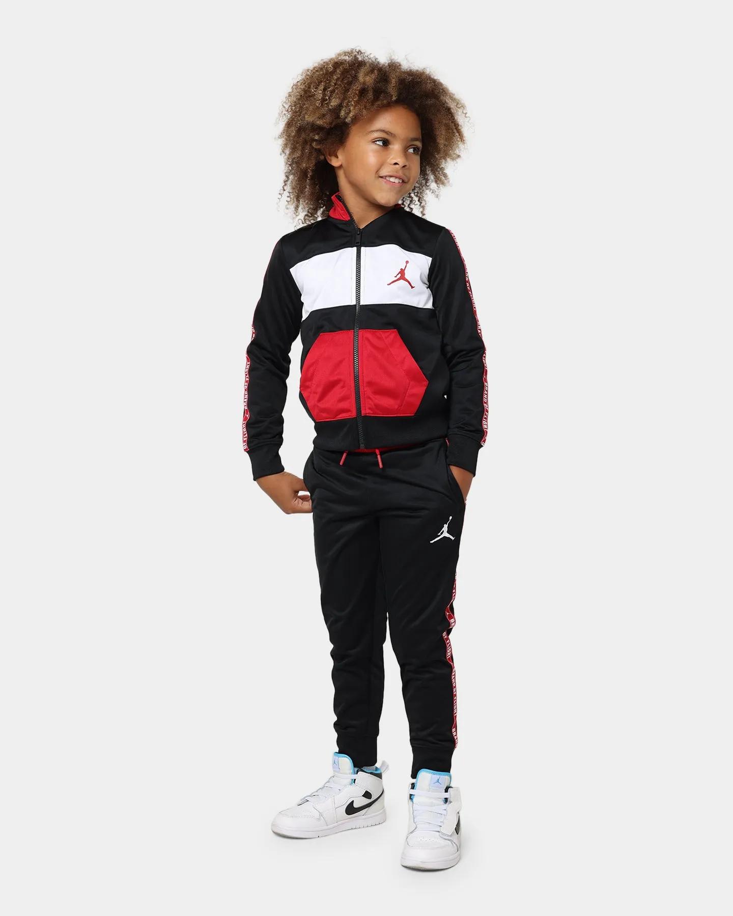 Jordan Kids' Jumpman Track Pants Black/Gym Red