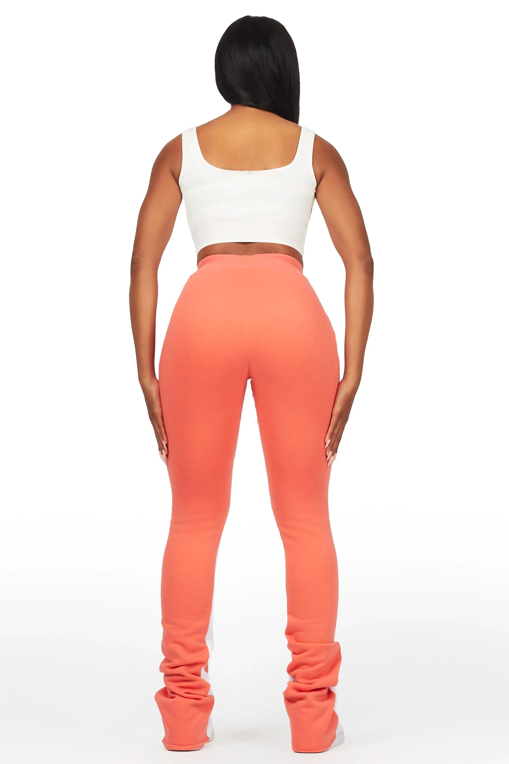 Karenthia Coral Stacked Track Pant