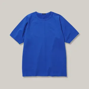 LENO FREEDOM SLEEVE SWEAT T-SHIRT - BLUE