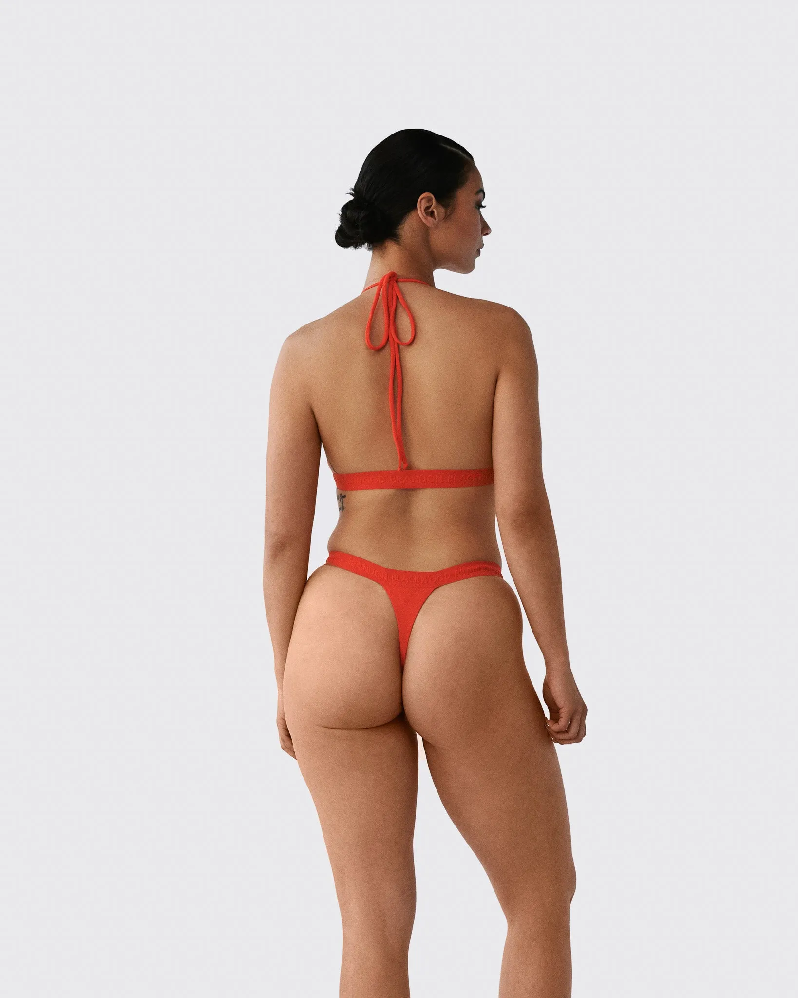 Logo Swim Thong