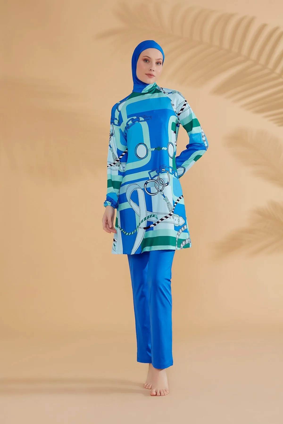 Lycra Sax Burkini Modest Swimwear M2315