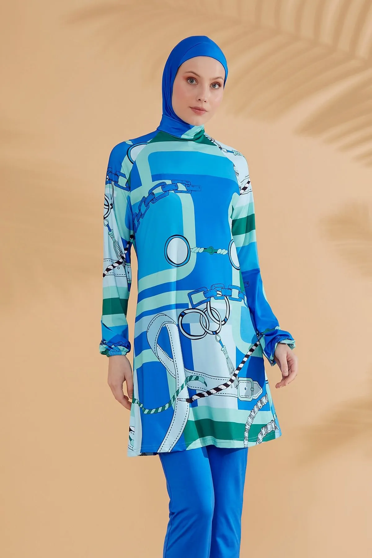 Lycra Sax Burkini Modest Swimwear M2315