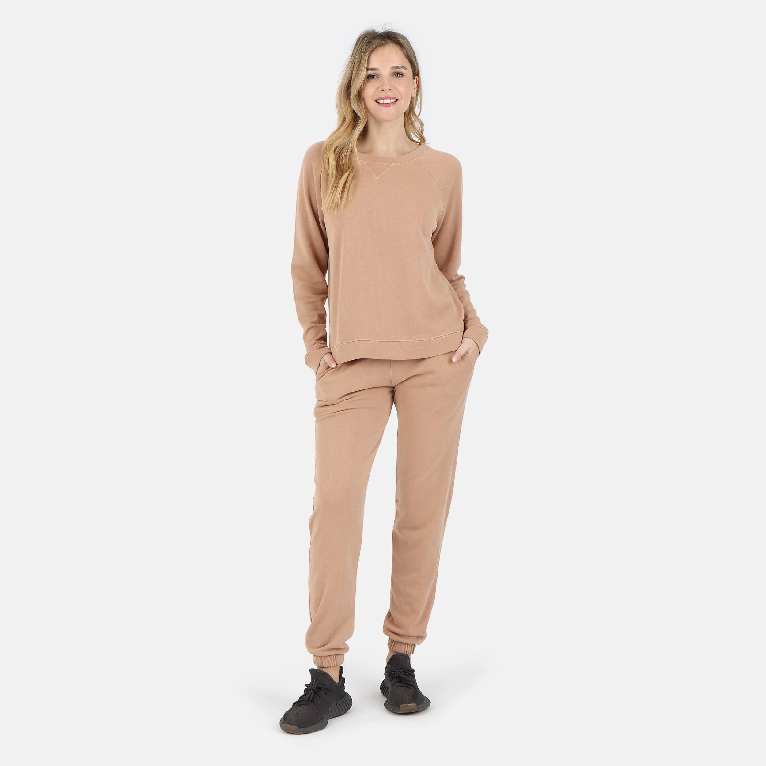 Melody Everyday Organic Cotton Sweatpant - Camel