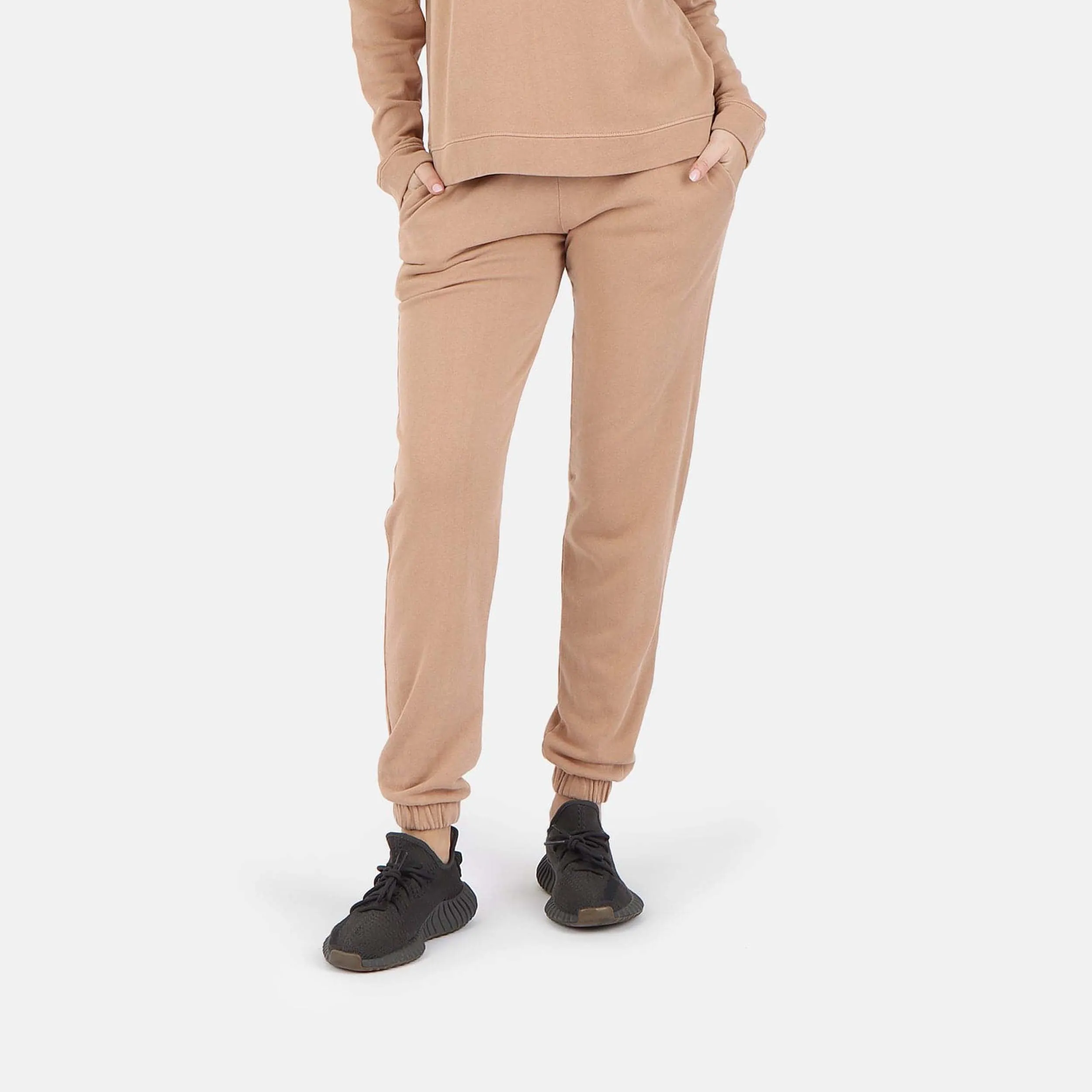 Melody Everyday Organic Cotton Sweatpant - Camel