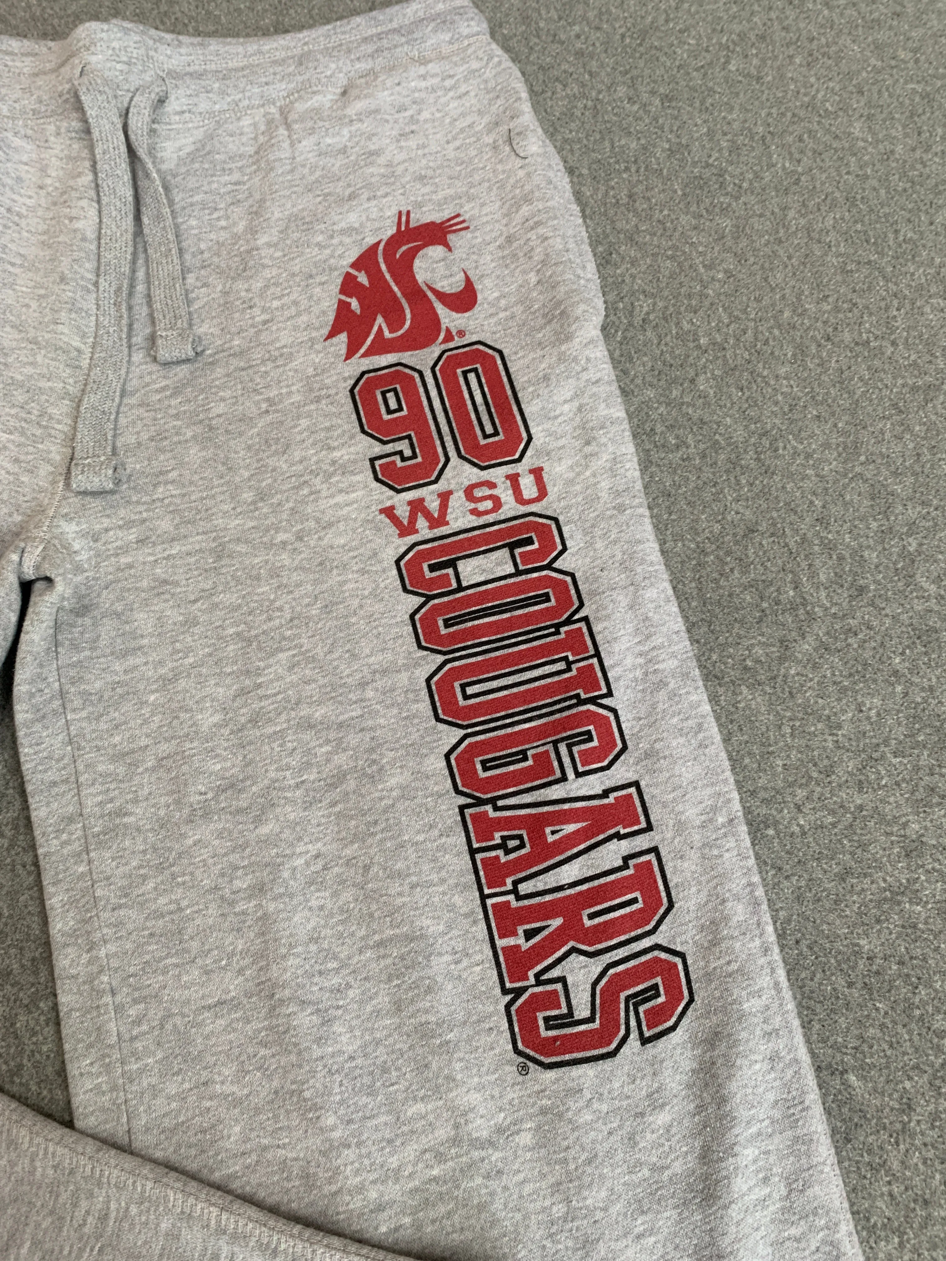 Men's 90 WSU Cougars Grey Jogger Sweats