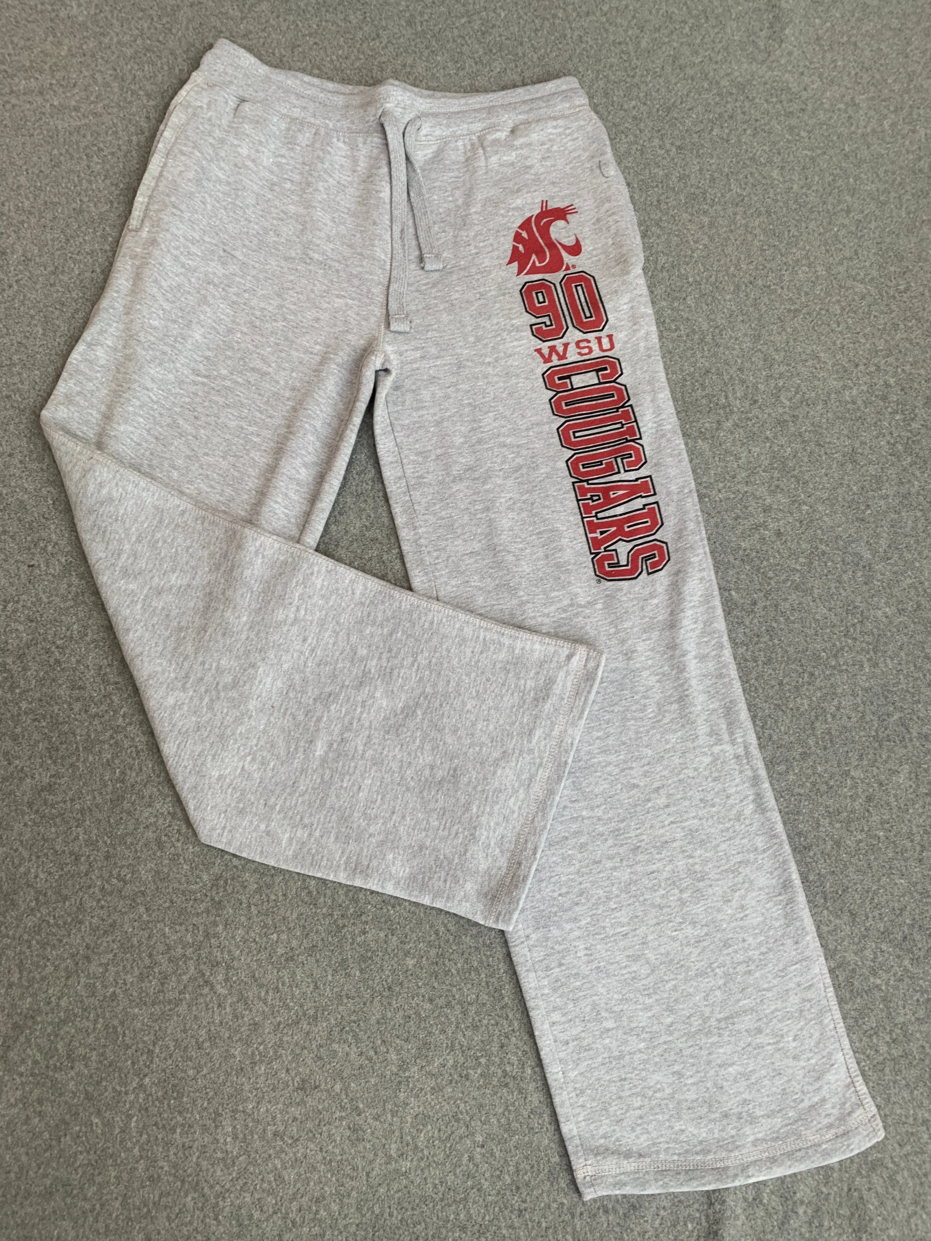 Men's 90 WSU Cougars Grey Jogger Sweats