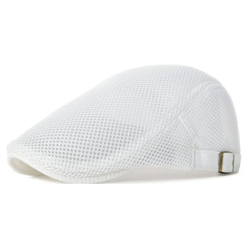 Men's Breathable Mesh Adjustable Newsboy Cap