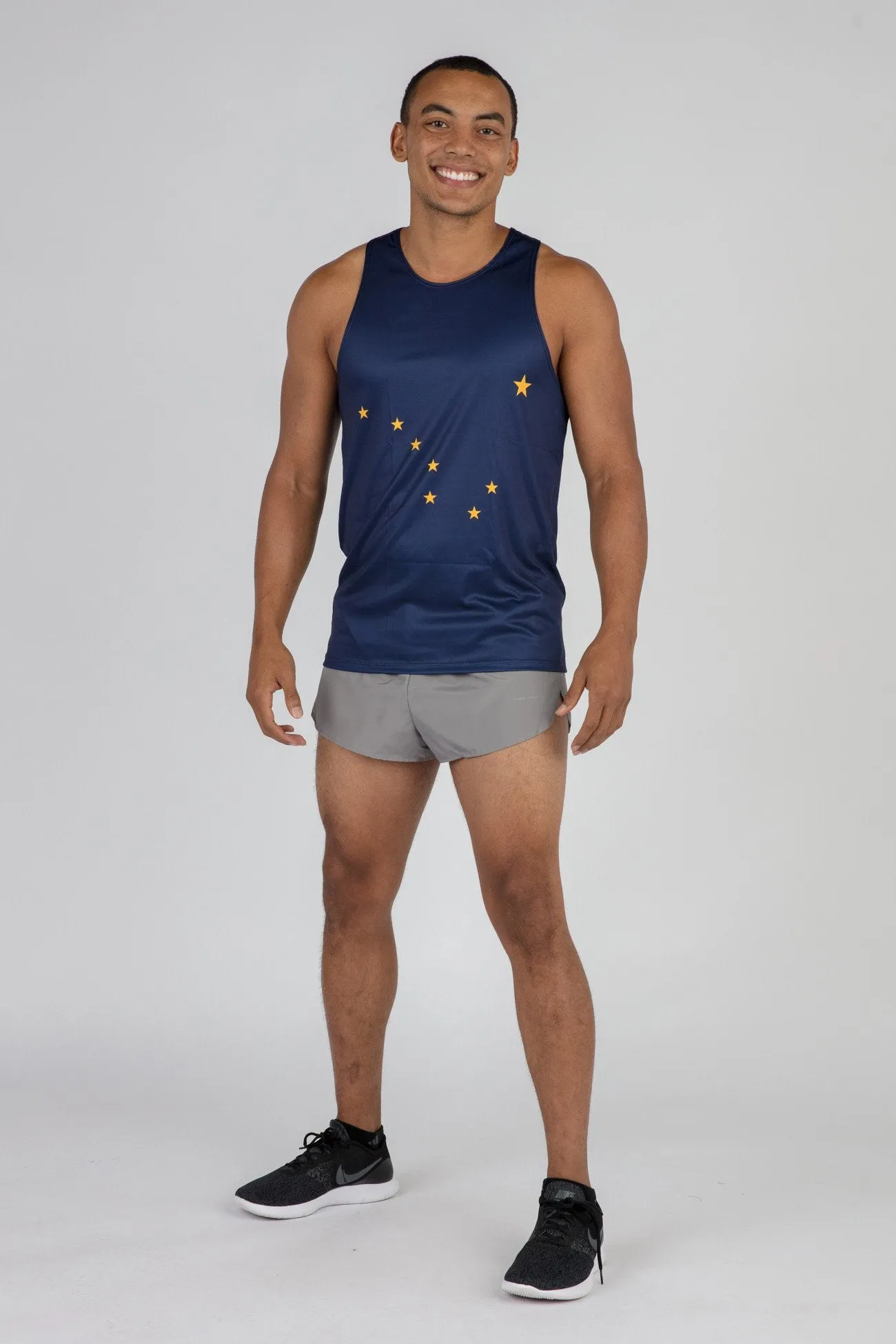 Men's Competitor Lite Printed Singlet [A-B] - Alaska