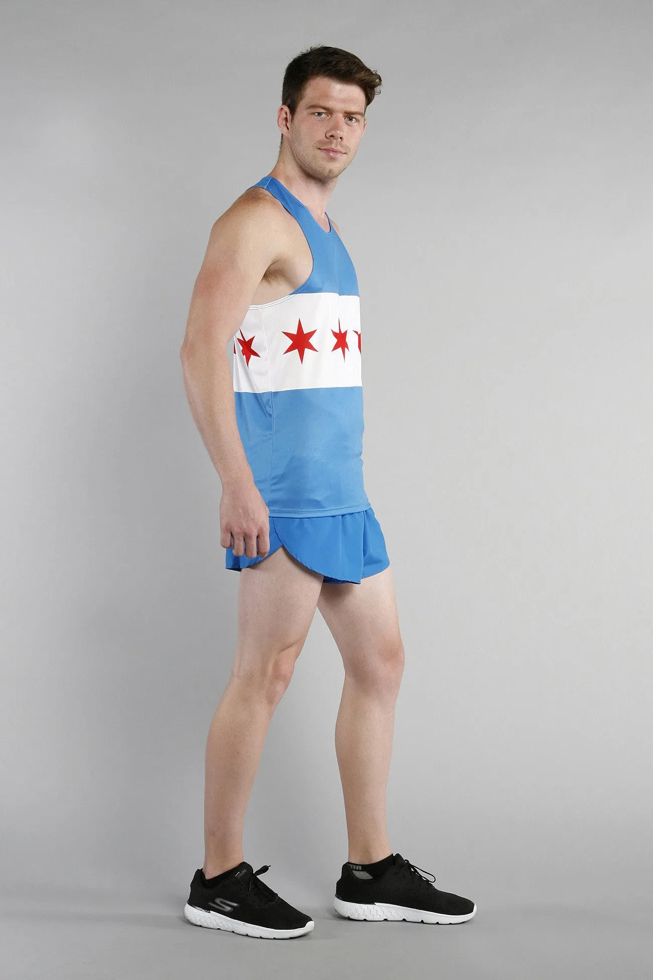 Men's Competitor Lite Printed Singlet [C] - Chicago