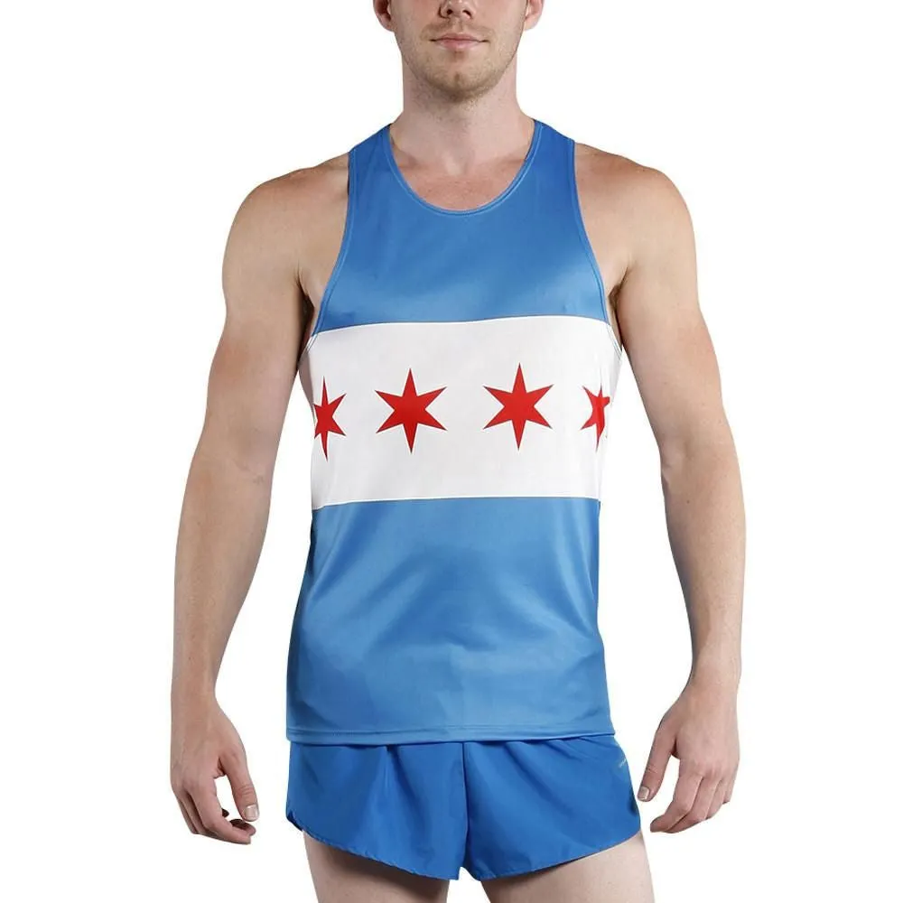 Men's Competitor Lite Printed Singlet [C] - Chicago