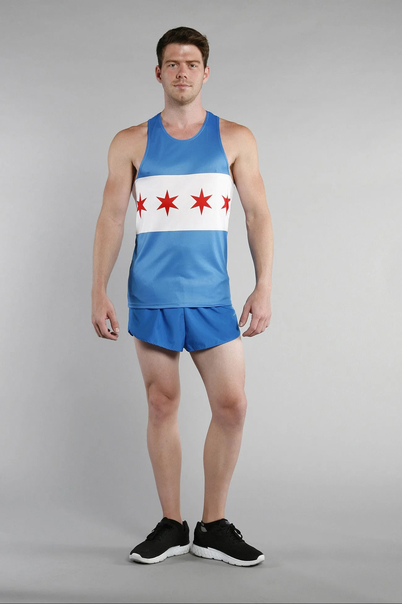 Men's Competitor Lite Printed Singlet [C] - Chicago